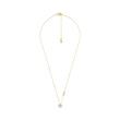Necklace In Gold-Plated Sterling Silver With Zirconia