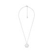 Necklace for ladies in sterling silver with cubic zirconia