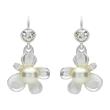 Ohrhänger in Blütenform Perlen Modeschmuck