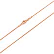 High-quality snake chain stainless steel rose gold plated