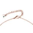 Halskette Kreis für Damen aus Edelstahl, rosévergoldet