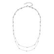 Layers necklace for ladies in stainless steel