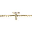 14 Karaat Gouden Diamanten Armband, 5 Letters, Symbolen