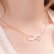 Sterling Silver Chain Infinity Personalizable
