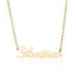 NaME necklace in gold-plated 925 silver