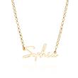 Chain in gold-plated 925 silver customisable
