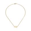 14-carat gold naME necklace