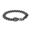 Men's Stainless Steel Bracelet, Ip Black, Engravable