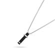 Stainless Steel Chain With Engraving Pendant For Men