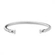 Bangle rocuff for ladies made of stainless steel