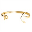 Pulsera oro acero inoxidable