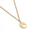Treasure necklace for ladies in gold-plated stainless steel