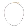 Ladies charm necklace with beads, MARINIUM® Ocean Steel