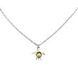 Turtle mono Ladies necklace in MARINIUM® Ocean Steel