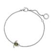 Schildpad mono armband in marium® oceaanstaal