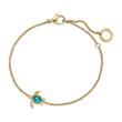 Vergoldetes Turtle Mono Armband aus Edelstahl für Damen