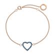 Heart of the Sea armband voor dames, roestvrij staal, roségoud