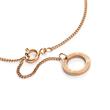 Heart of the Sea bracelet for ladies, stainless steel, rose gold