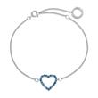 Heart of the Sea heart bracelet for ladies in stainless steel