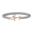 Nylon bracelet phrep lite light grey pink by paul hewitt