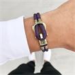 Phinity bracelet for men in nylon and brass