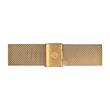 Milanaise watch strap gold plated