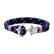 Dark blue nylon phrep bracelet for ladies