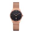 Praia watch for ladies in stainless steel, rose gold-plated