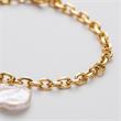 Treasure bold bracelet for ladies, stainless steel, gold