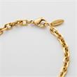 Treasure bold armband voor dames, roestvrij staal, goud