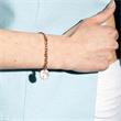Ladies treasure bold bracelet in stainless steel, rosé