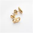 Anchor chain ear stud for ladies in stainless steel, gold