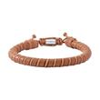 Bracelet siem for men in brown leather