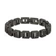 Pulsera de acero inoxidable negro para hombre