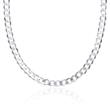 Sterling Silver Chain: Curb Chain Silver 6mm