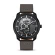 Men's bleder watch with quartz movement, grey