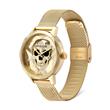 Quartz Watch Anjar For Ladies In Stainless Steel, Gold Plated