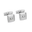 Square stainless steel cufflinks