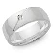 Ring sterling silver with zirconia in 6,5mm