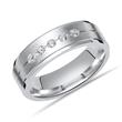 Wedding rings silver wedding rings sterling engraving 5 diamonds