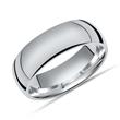 High Gloss Polished Sterling Silver Ring 7mm