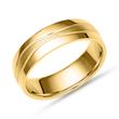 Gold plated vivo silver finger ring partially polished