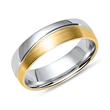 Vivo Bicolor Wedding Rings Silver With Zirconia