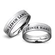 Wedding rings stainless steel wedding rings with laser engraving