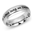 High-quality stainless steel ring incl. laser engraving