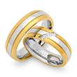 Wedding rings stainless steel wedding rings gold plated