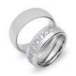 Wedding rings friendship rings stainless steel
