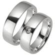 White gold wedding rings 6mm