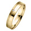 Wedding rings yellow gold 4mm