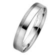 Wedding rings white gold 4mm